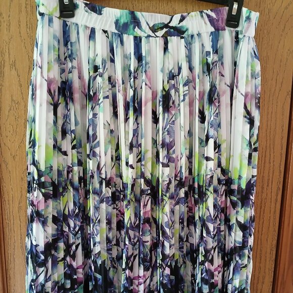 Liz Claiborne Pleated Lined Skirt Size XL - Picture 1 of 4